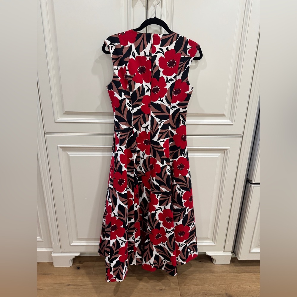 NWT Kate Spade Poppy Field Structure Lingonberry Dress - Picture 3 of 5